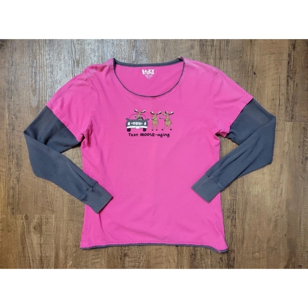 FREE W BUNDLE Lazy One layered fooler long sleeve tee